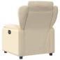 Preview: Massagesessel Elektrisch Creme Stoff