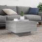 Preview: Couchtisch Grau Sonoma 55x55x31 cm Holzwerkstoff