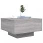 Preview: Couchtisch Grau Sonoma 55x55x31 cm Holzwerkstoff