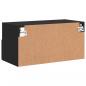 Preview: TV-Wandschrank Schwarz 60x30x30 cm Holzwerkstoff