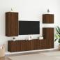 Preview: TV-Wandschrank Braun Eiche-Optik 40,5x30x90 cm Holzwerkstoff