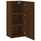 Preview: TV-Wandschrank Braun Eiche-Optik 40,5x30x90 cm Holzwerkstoff