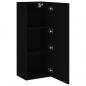 Preview: TV-Wandschrank Schwarz 40,5x30x102 cm Holzwerkstoff