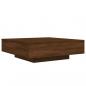 Preview: Couchtisch Braun Eichen-Optik 100x100x31 cm Holzwerkstoff