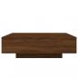 Preview: Couchtisch Braun Eichen-Optik 100x100x31 cm Holzwerkstoff