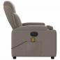 Preview: Massagesessel Elektrisch Taupe Stoff