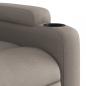 Preview: Massagesessel Elektrisch Taupe Stoff