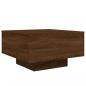 Preview: Couchtisch Braun Eichen-Optik 55x55x31 cm Holzwerkstoff