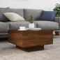 Preview: Couchtisch Braun Eichen-Optik 55x55x31 cm Holzwerkstoff