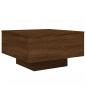 Preview: Couchtisch Braun Eichen-Optik 55x55x31 cm Holzwerkstoff