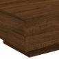 Preview: Couchtisch Braun Eichen-Optik 55x55x31 cm Holzwerkstoff