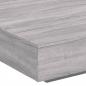 Preview: Couchtisch Grau Sonoma 100x100x31 cm Holzwerkstoff