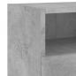 Preview: TV-Wandschrank Betongrau 60x30x30 cm Holzwerkstoff