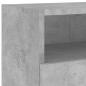 Preview: TV-Wandschrank Betongrau 100x30x30 cm Holzwerkstoff