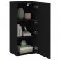 Preview: TV-Wandschrank Schwarz 40,5x30x90 cm Holzwerkstoff