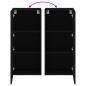 Preview: TV-Wandschrank Schwarz 40,5x30x90 cm Holzwerkstoff