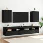 Preview: TV-Wandschrank Schwarz 40,5x30x60 cm Holzwerkstoff