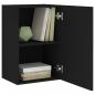 Preview: TV-Wandschrank Schwarz 40,5x30x60 cm Holzwerkstoff