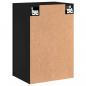 Preview: TV-Wandschrank Schwarz 40,5x30x60 cm Holzwerkstoff