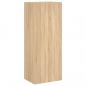 Preview: TV-Wandschrank Sonoma-Eiche 40,5x30x102 cm Holzwerkstoff