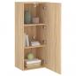 Preview: TV-Wandschrank Sonoma-Eiche 40,5x30x102 cm Holzwerkstoff