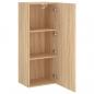 Preview: TV-Wandschrank Sonoma-Eiche 40,5x30x102 cm Holzwerkstoff