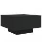 Preview: Couchtisch Schwarz 55x55x31 cm Holzwerkstoff