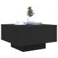 Preview: Couchtisch Schwarz 55x55x31 cm Holzwerkstoff