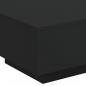 Preview: Couchtisch Schwarz 55x55x31 cm Holzwerkstoff