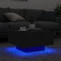 Preview: Couchtisch mit LED-Leuchten Schwarz 55x55x31 cm