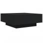 Preview: Couchtisch Schwarz 80x80x31 cm Holzwerkstoff