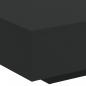 Preview: Couchtisch mit LED-Leuchten Schwarz 85x55x31 cm