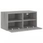 Preview: TV-Wandschrank Grau Sonoma 60x30x30 cm Holzwerkstoff