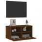 Preview: TV-Wandschrank Braun Eiche-Optik 60x30x30 cm Holzwerkstoff