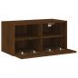 Preview: TV-Wandschrank Braun Eiche-Optik 60x30x30 cm Holzwerkstoff