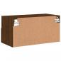 Preview: TV-Wandschrank Braun Eiche-Optik 60x30x30 cm Holzwerkstoff