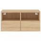 Preview: TV-Wandschrank Sonoma-Eiche 60x30x30 cm Holzwerkstoff