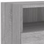 Preview: TV-Wandschränke 2 Stk. Grau Sonoma 100x30x30 cm Holzwerkstoff