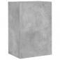 Preview: TV-Wandschrank Betongrau 40,5x30x60 cm Holzwerkstoff