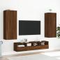 Preview: TV-Wandschrank Braun Eiche-Optik 40,5x30x102 cm Holzwerkstoff