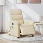 Preview: ARDEBO.de - Massagesessel Elektrisch Creme Stoff