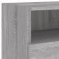 Preview: TV-Wandschrank Grau Sonoma 80x30x30 cm Holzwerkstoff