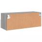 Preview: TV-Wandschrank Grau Sonoma 80x30x30 cm Holzwerkstoff