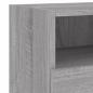 Preview: TV-Wandschränke 2 Stk. Grau Sonoma 60x30x30 cm Holzwerkstoff