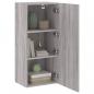 Preview: TV-Wandschrank Grau Sonoma 40,5x30x90 cm Holzwerkstoff