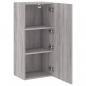 Preview: TV-Wandschrank Grau Sonoma 40,5x30x90 cm Holzwerkstoff