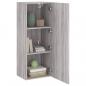 Preview: TV-Wandschrank Grau Sonoma 40,5x30x102 cm Holzwerkstoff