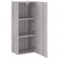 Preview: TV-Wandschrank Grau Sonoma 40,5x30x102 cm Holzwerkstoff