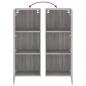 Preview: TV-Wandschrank Grau Sonoma 40,5x30x102 cm Holzwerkstoff