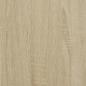 Preview: Konsolentisch Sonoma-Eiche 100x32x75 cm Holzwerkstoff